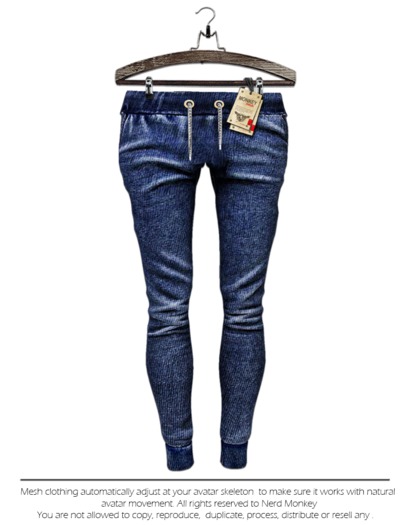 [N*Monkey] 'Loose Pants Blue 