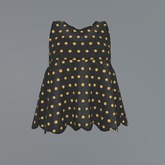 Charcoal Dots Mesh Child Tunic