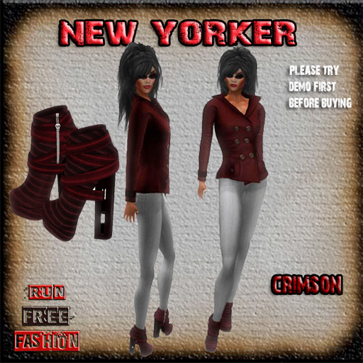 *RFF*New Yorker Set Crimson