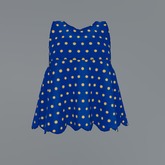 Blue Dots Mesh Child Tunic box