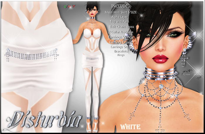 -Lamu Fashion-Outfit Disturbia WHITE !DISCOUNT!