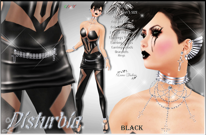 -Lamu Fashion-Outfit Disturbia BLACK !DISCOUNT!