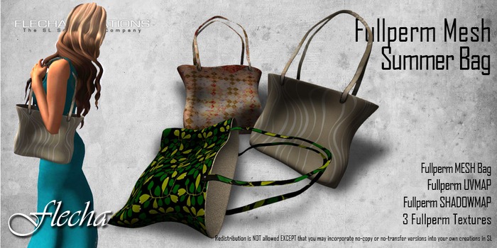 FLECHA mesh summer bag fullperm