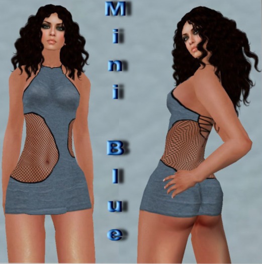 FREE Mini Blue minidress