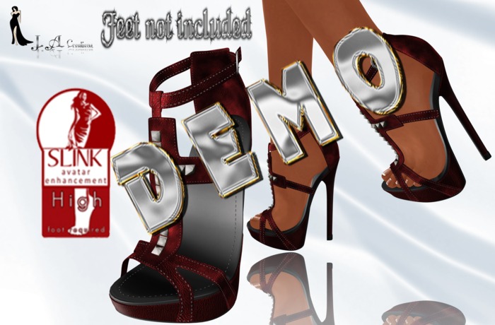 J.A - Rihanna High Heels for slink Red DEMO(unpack me)
