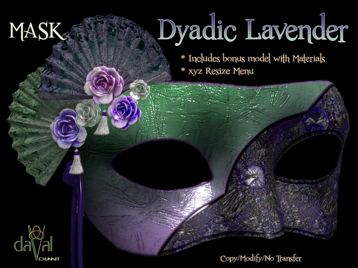 daVal Masks - Orchid Intense - Ocean Duo (BOX)