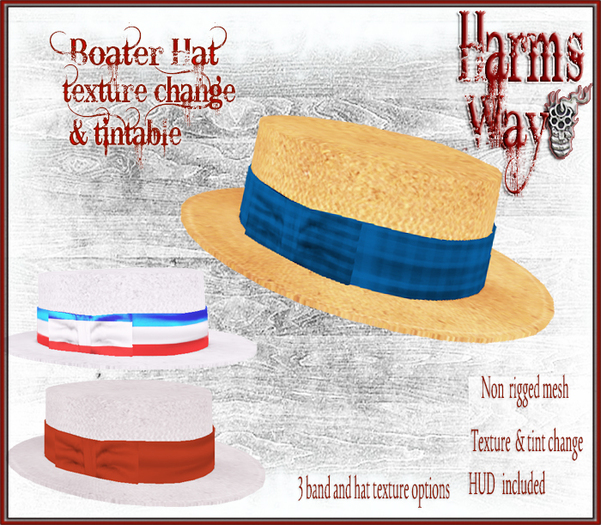 Harm's Way Boater Hat