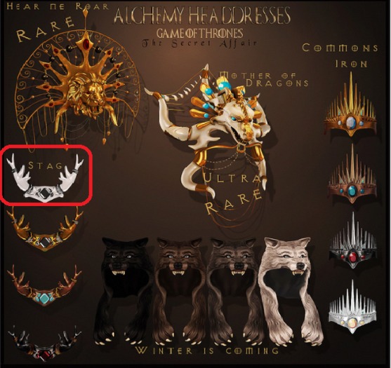 Alchemy- Stag Crown - Snow [BOX] Normal