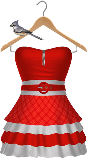 Keresma - Country Ruffle Dress - Red