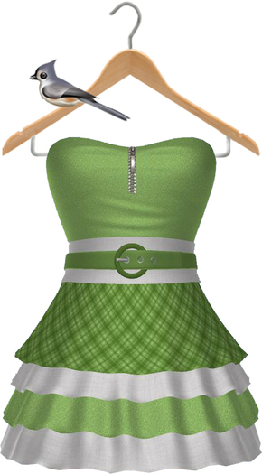 Keresma - Country Ruffle Dress - Green