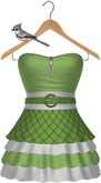 Keresma - Country Ruffle Dress - Green