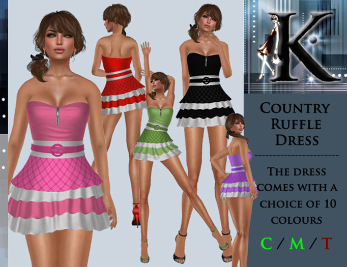 Keresma - Country Ruffle Dress - DEMO
