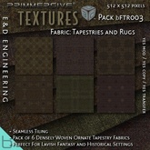 [bFTR003] 6 512px Densely Woven Ornate Tapestry Fabric Textures for Carpets and Wall Hangings by E&D ENGINEERING