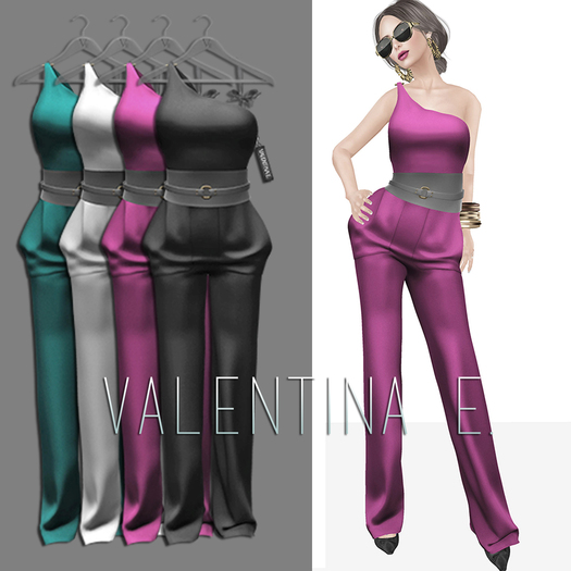 Valentina E. Halston One Piece