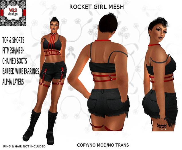 ROCKET GIRL MESH