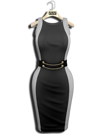 .:Vitrimi:. Pencil Dress Blk/Wht