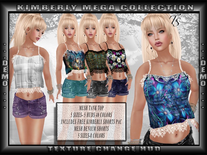 :::DEMO:::TS-Tops & Shorts-Kimberly