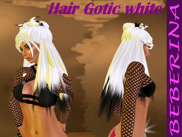 Hair Gotic white