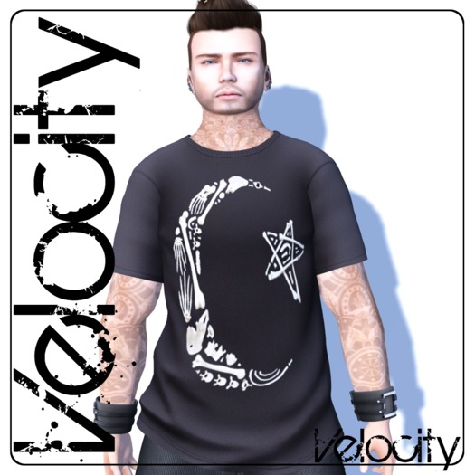 VELOCITY Bones "MOON" Tee