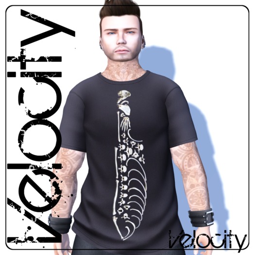 VELOCITY Bones "MOON" Tee