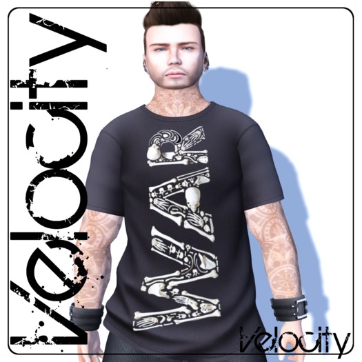 VELOCITY Bones "MOON" Tee