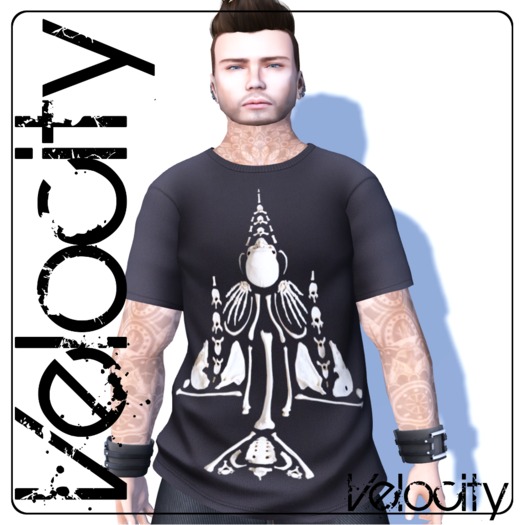 VELOCITY Bones "MOON" Tee