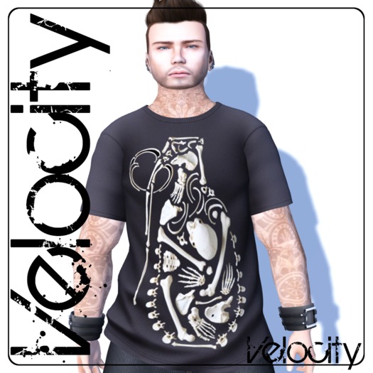 VELOCITY Bones "MOON" Tee