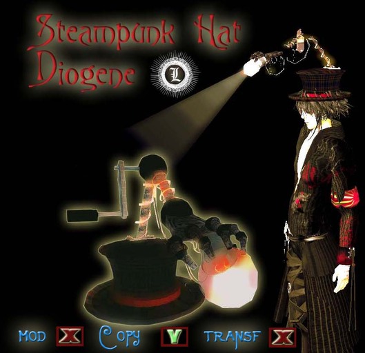 Steampunk Hat *Diogene *