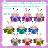 Full Perm MESH Cute Baby Butterfly kit for builders