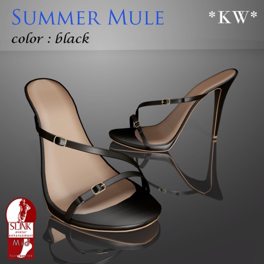 *KW* Summer Mule (black)