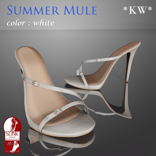 *KW* Summer Mule (white)