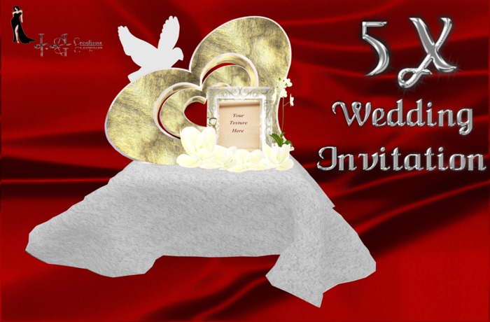 J.A - Wedding Invitation 5X