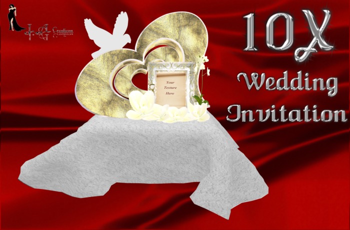 J.A - Wedding Invitation 10X