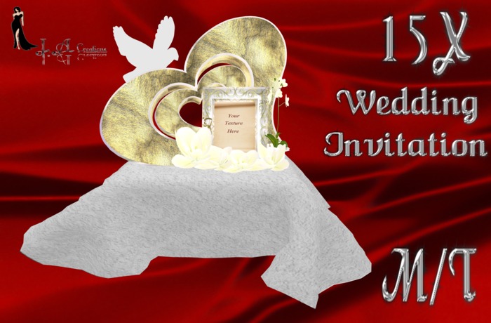 J.A - Wedding Invitation 15X
