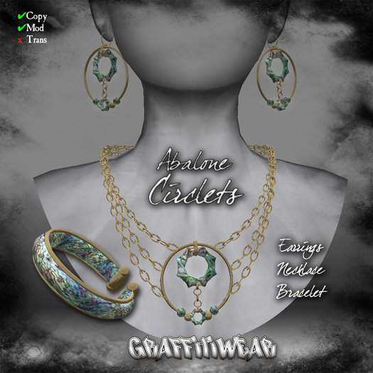 Graffitiwear Abalone Circlets