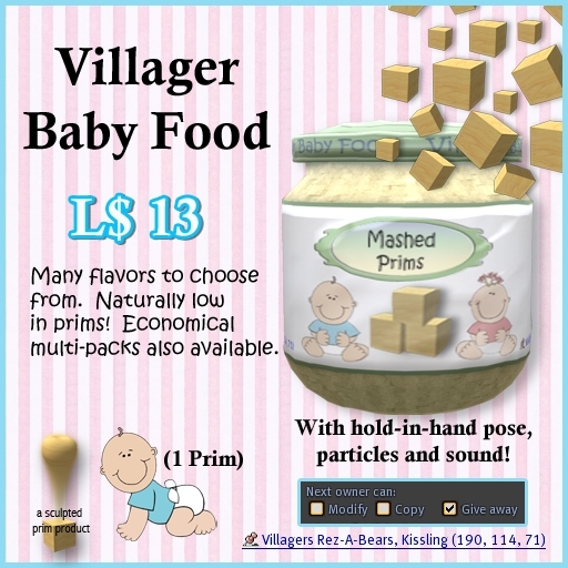 Villager Baby Food - Mashed Prims