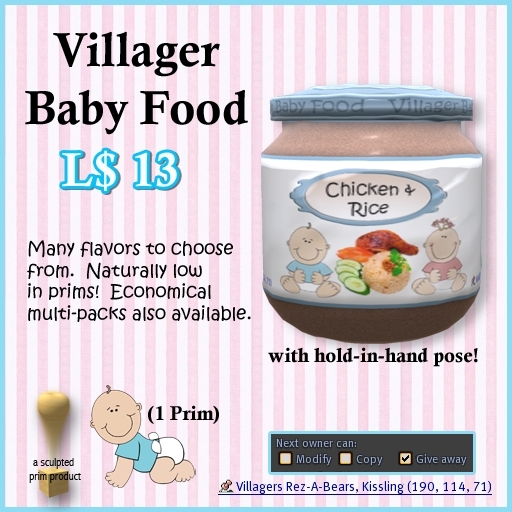 Villager Baby Food - Chicken & Rice