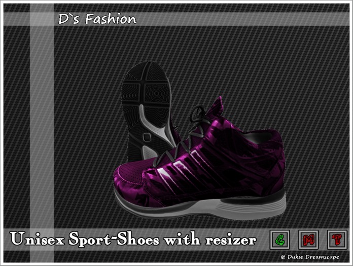 Unisex Mesh Sport Shoes Purple
