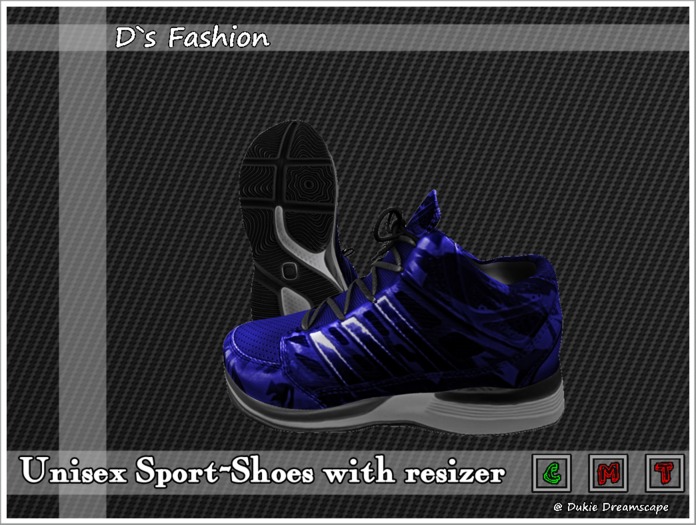 Unisex Mesh Sport Shoes Blue