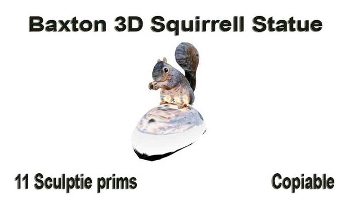 Baxton Squirrel Statue
