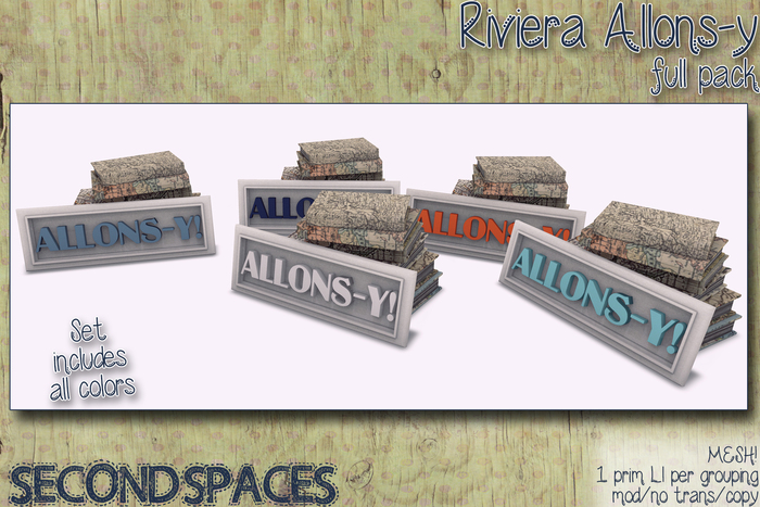 Second Spaces - Riviera Allons-y! (bxd1)