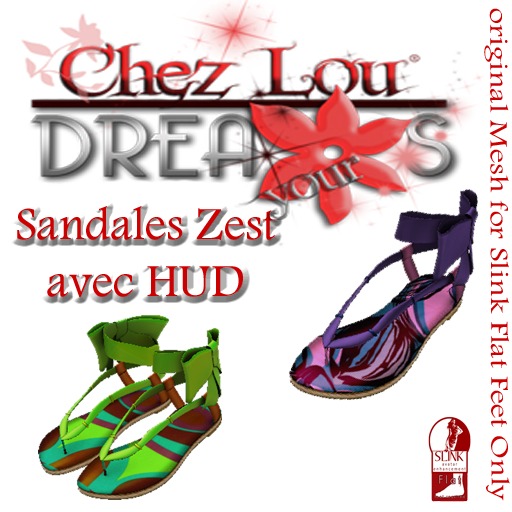*Chez Lou * Sandales "Zest "