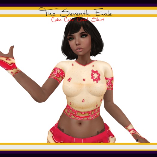 The Seventh Exile: Cake Cake Cake! Shirt - Raspberry