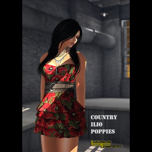 Babele Fashion :: Country Ilio Dress Poppies