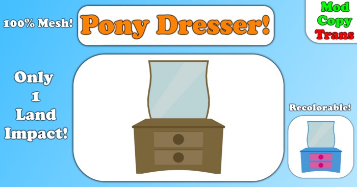 Pony Dresser! - BOXED