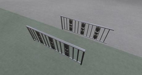 Second Life Marketplace - Decorative Railing E (1 prim) - 2 maps - FULL ...