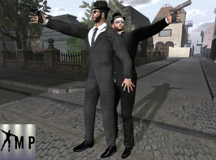 Male Poses Box - Gangsters