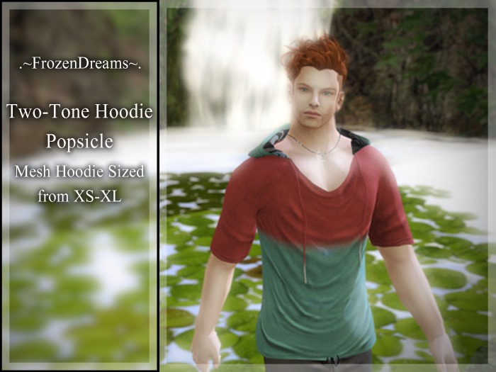 .~FrozenDreams~. Two-Tone Hoodie Popsicle