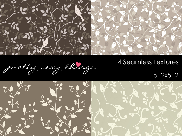 Seamless Pretty Leaves PST Full Perm