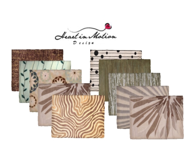 Second Life Marketplace - H♥MD- MODERN MULTI TEXTURED RUG- DUAL SHADES ...